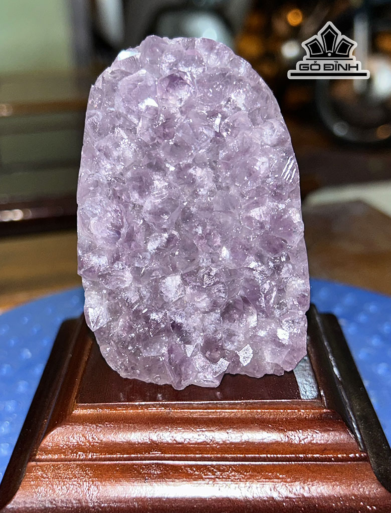 Tinh Thể Đá Thạch Anh Tím Cao 12 (cm) 650g