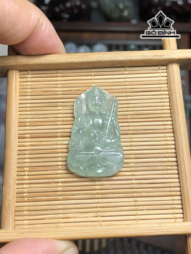 Mặt Dây Chuyền Hư Không Đá Cẩm Thạch Cao 34 Ngang 20 Sâu 4,6 (mm) 5,7g