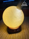Bi Cầu Đá Canxit Vàng Đường Kính 10 (cm) 1,5kg