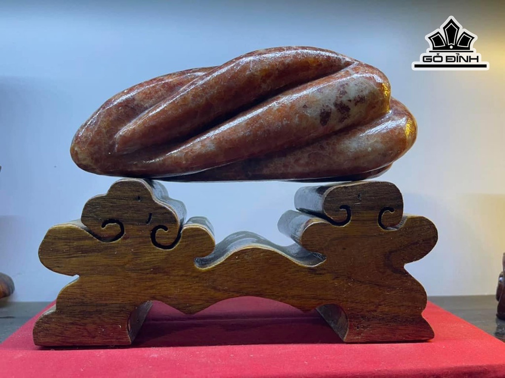 Tác Phẩm Đá Thịt Heo (Canxit) Cao 22 Ngang 18 (cm) 3kg