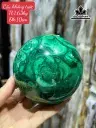 Bi Cầu Đá Malachite Đường Kính 10 (cm) 1,63kg