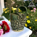 Làn Đắp Công Gốm Bát Tràng Cao 25 Miệng 11 (cm)