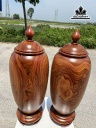 Cặp Chum Phú Quý Gỗ Cẩm Cao 81 Đường Kính 27 (cm)