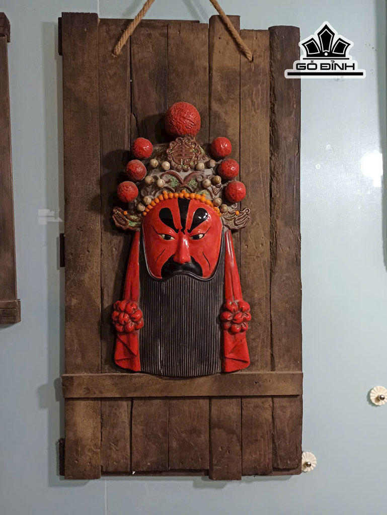 Biến Diện Kinh Kịch Tứ Xuyên Gốm Phật Sơn Cao 110 Ngang 58 Riêng Biến Diện Cao 65 Ngang 32 (cm)