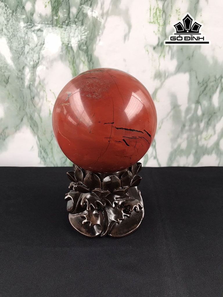 Bi Cầu Đá Jasper Đường Kính 8,8 (cm) 1kg