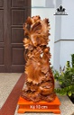 Tượng Cá Xiêm Uyên Ương Gỗ Hương Cao Cả Kỷ 95 Ngang 39 Sâu 18 (cm)
