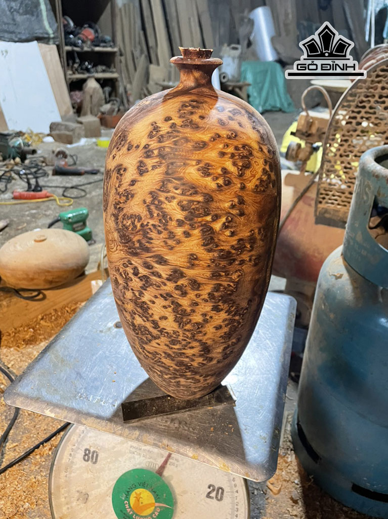 Chum Phú Quý Gỗ Nu Ngọc Am Cao 36 Đường Kính 17,2 (cm)