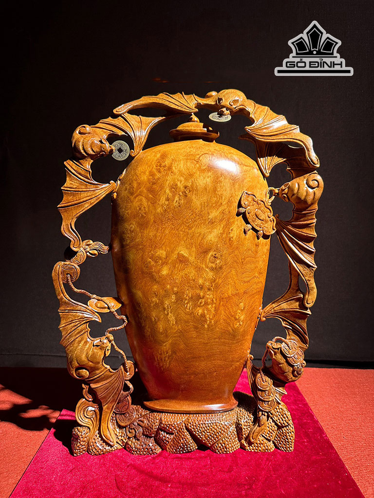 Chum Phú Quý Gỗ Nu Hương Cao 48 Ngang 32 Sâu 11 (cm)