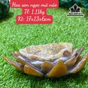 Hoa Sen Đá Mã Não Cao 17 Ngang 13 Sâu 6 (cm) 1,11kg