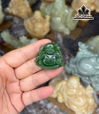 Mặt Dây Chuyền Di Lặc Đá Ngọc Bích (Nephrite Jade) Canada