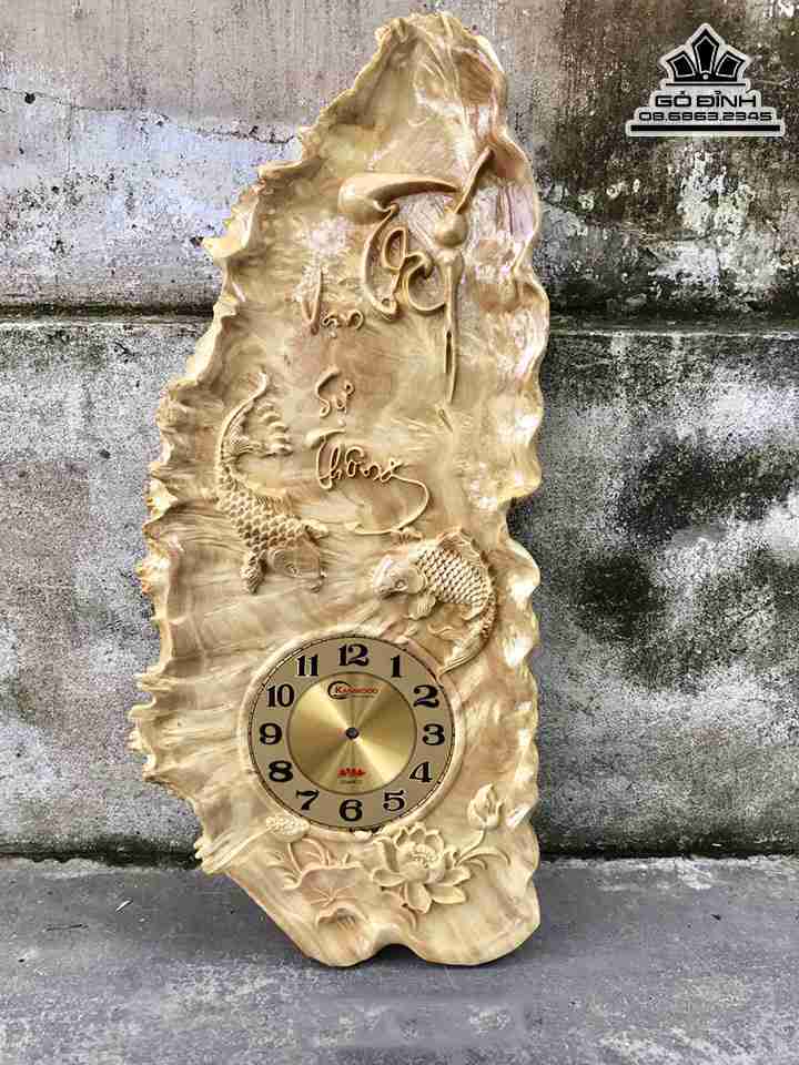 Tranh Chữ Trí gỗ nu nghiến  cao 67 rộng 30 dày 2.5 (cm)