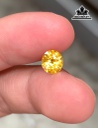 Viên Đá Sapphire Vàng Cao 6,5 Ngang 5,9 Sâu 4,1 (mm) 1,14cts