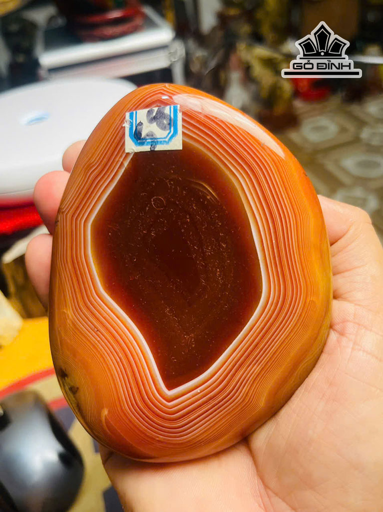 Tác Phẩm Đá Mã Não Cao 15 (cm) 0,75kg