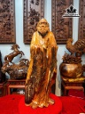 Tượng Đạt Ma Sư Tổ Gỗ Huyết Long Cao 85 Ngang 35 Sâu 25 (cm)