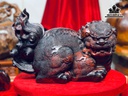 Tượng Nghê Gỗ Trắc Cao 29 Ngang 39 Sâu 22 (cm)