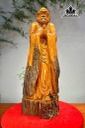 Tượng Đạt Ma Sư Tổ Gỗ Huyết Long Cao 93 Ngang 35 Sâu 35 (cm)