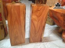 Cặp Đôn Gỗ Gõ Đỏ ( Cà te) Cao 51 Ngang 18 Sâu 10 (cm) CT801