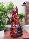Tượng Tế Công Gỗ Trắc Cao 63 Ngang 31 Sâu 15 (cm)