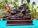 Tượng Rồng ( Nhất Long) Gỗ Trắc Cao 27 Ngang 45 Sâu 15 (cm) - Cả Kỷ Cao 36 (cm)