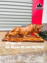 Tượng Hổ Phong Thủy Gỗ Ngọc Am Cao 42 Ngang 96 Sâu 28 (cm) 25kg