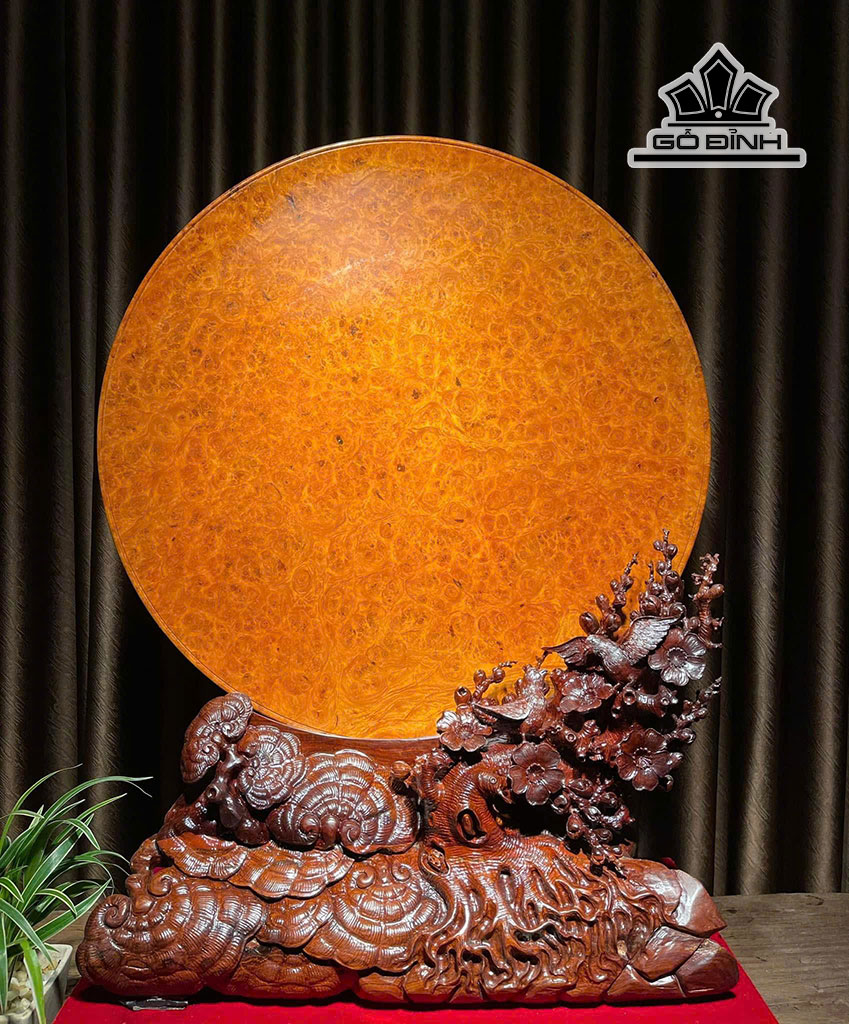 Đĩa Gỗ Nu Hương Đường Kính 57 Dày 3 (cm)