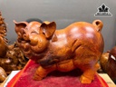 Tượng Heo Gỗ Hương Cao 26 Ngang 40 Sâu 19 (cm) 9kg
