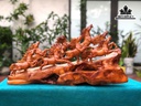 Tượng Bát Mã Gỗ Hương Cao 36 Ngang 68 Sâu 19 (cm)