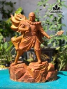 Tượng Ngài Địa Tạng Gỗ Dổi Cao 56 Ngang 42 Sâu 19 (cm)
