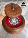 Bình Ủ Trà Gỗ Lim Cao 40 Đường Kính 35 (cm) Đựng 2,5 lít