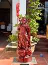 Tượng Quan Công Gỗ Tử Đàn Cao 82 Ngang 30 Sâu 25 (cm)