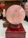 Bi Cầu Đá Thạch Anh Hồng Đường Kính 35 (cm) 70,5kg