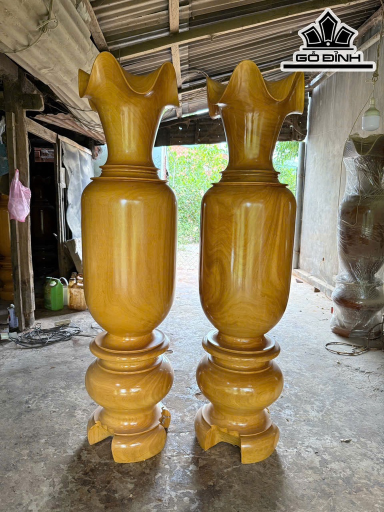 Lục Bình Gỗ Mít Cao 160 Đường Kính 41 (cm)