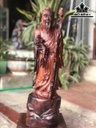 Tượng Thần Y Hoa Đà Gỗ Trắc Cao 54 Ngang 14 Sâu 13 (cm)