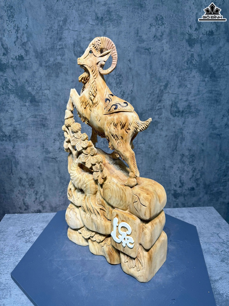 Tượng Nhất Dương Gỗ Ngọc Am Cao 70 Ngang 35 Sâu 16 (cm) - 14kg