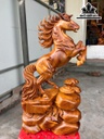 Tượng Ngựa Phong Thủy (Nhất Mã Phi Thiên) Gỗ Hương Cao 45 Ngang 23 Sâu 10 (cm)