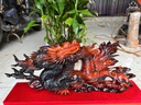 Tượng Rồng Phong Thủy Gỗ Trắc Cao 20 Ngang 48 Sâu 9 (cm)