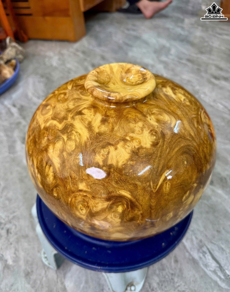 Chum Phú Quý Gỗ Nu Nghiến Cao 20 Đường Kính 26 (cm)