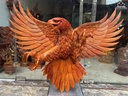 Tượng Đại Bàng Gỗ Hương Cao 82 Ngang 102 Sâu 30 (cm)
