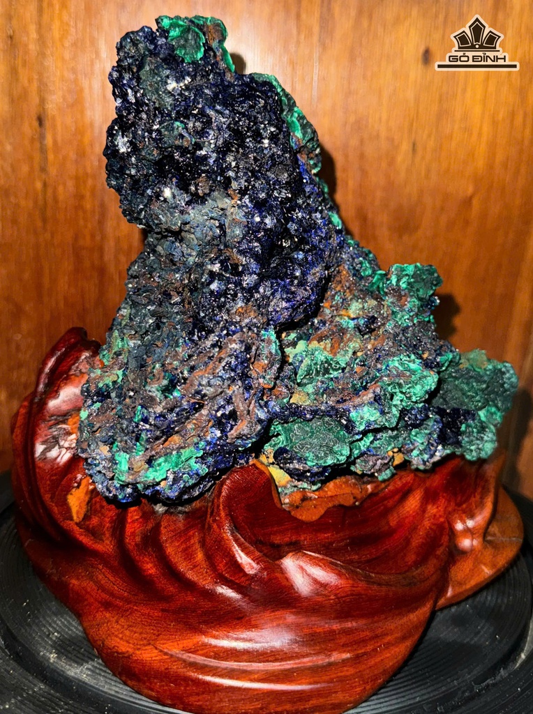 Tác Phẩm Azurite Cao 18 Ngang 18 (cm) - 3,1kg