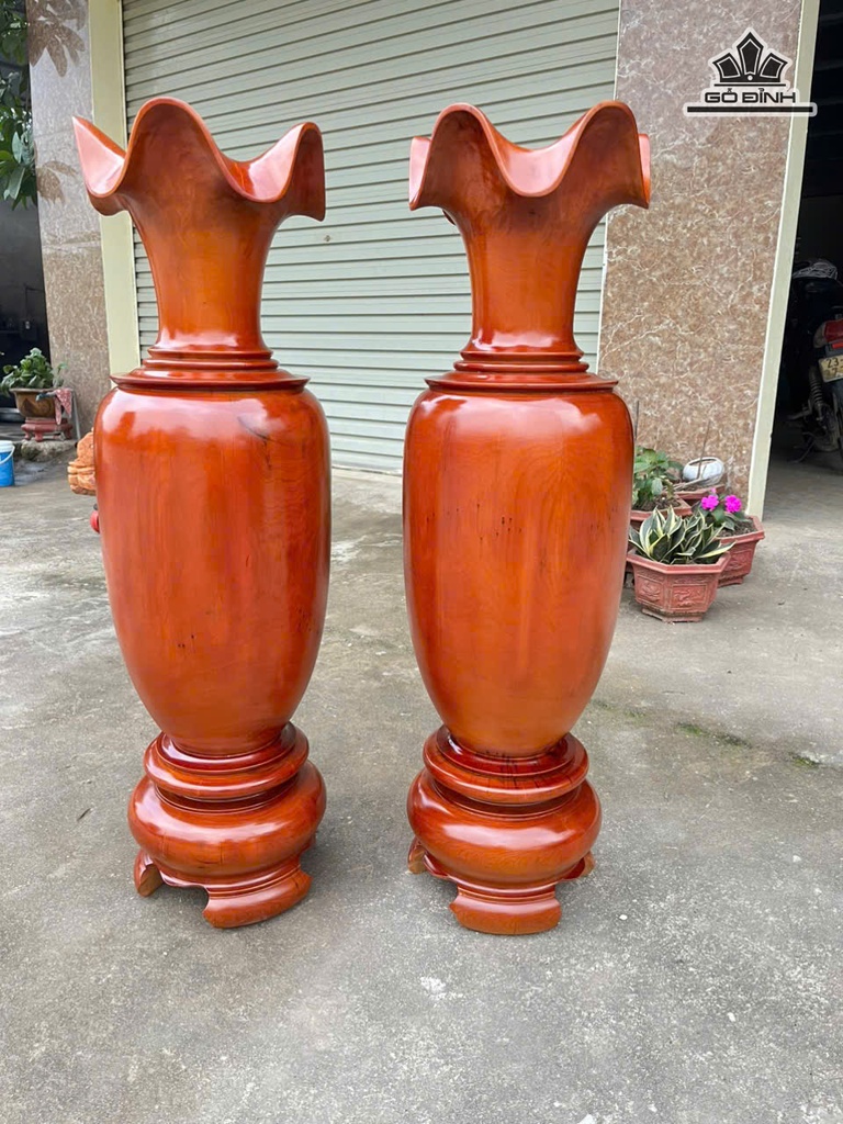 Lục Bình Gỗ Ngọc Am Cao 102 Đường Kính 29,5 (cm)