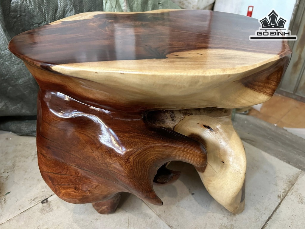 Đôn Gỗ , Gỗ Hương Đá Cao 40 Mặt 44-38 (cm) DH138