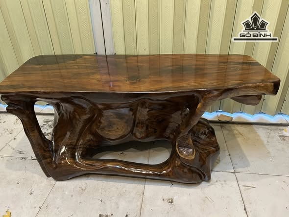 Bàn Trà, Đôn Dài Gỗ Muồng Đen Cao 44 Mặt 107-42  (cm) DM21