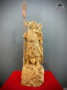 Tượng Quan Công Gỗ Ngọc Am Cao 80 Ngang 30 Sâu 20 (cm)