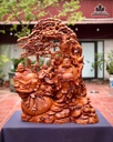 Tượng Song Hỷ Gỗ Hương Cao 86 Ngang 68 Sâu 30 (cm)