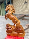 Tượng Ngựa Phong Thủy (Nhất Mã Phi Thiên) Gỗ Hương Cao 42 Ngang 27 Sâu 11 (cm)