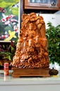 Tượng Phật Bà Quan Âm Gỗ Ngọc Am Cao Cả Kỷ 75 Ngang 48 Sâu 21 (cm) - Kỷ Cao 10 (cm)