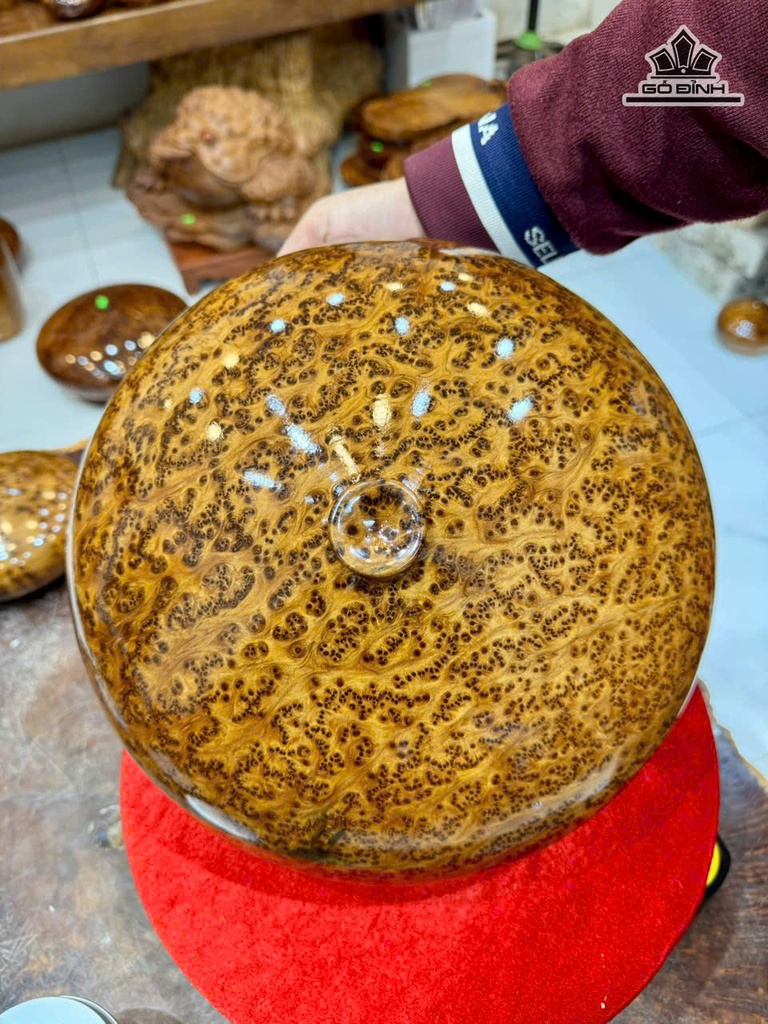 Chum Phú Quý Gỗ Nu Ngọc Am Cao 16 Đường Kính 30 (cm)