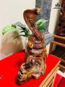 Tượng Rắn Phong Thủy Gỗ Cẩm Cao 40 Ngang 28 Sâu 16 (cm)