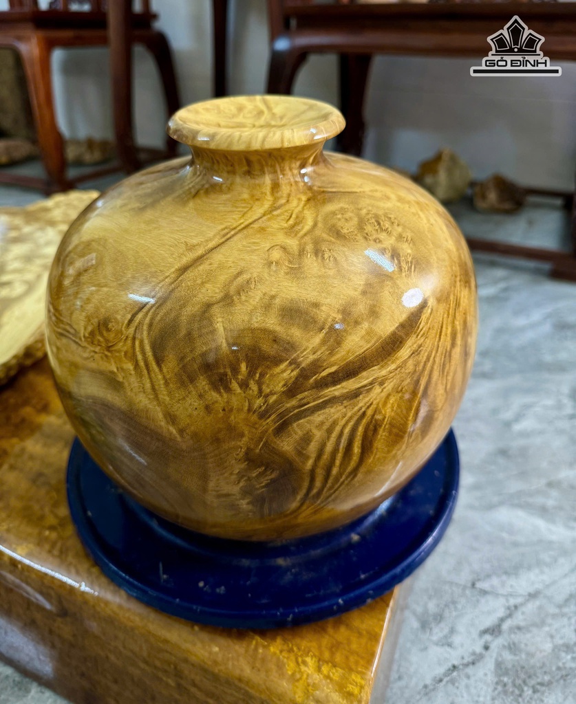 Chum Phú Quý Gỗ Nu Kháo Cao 21 Đường Kính 25 (cm)