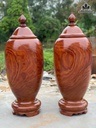 Cặp Bình Gỗ Cẩm Cao 73 Đường Kính 29 (cm)